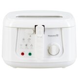 Friteuza electrica Hausberg, HB-1330A 1800 W, capacitate 3 L, cuva cu strat antiaderent, culoare Alb